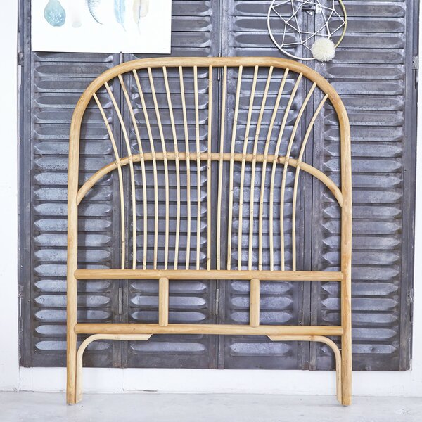 Colette rattan online headboard